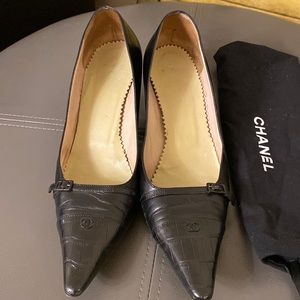 Authentic Chanel Leather Pumps